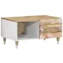 Mesa de centro de madera maciza de mango 80x50x40 cm de , Mesas de centro - Ref: Foro24-4018668, Precio: 92,11 €, Descuento: %