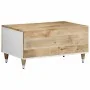 Mesa de centro de madera maciza de mango 80x50x40 cm de , Mesas de centro - Ref: Foro24-4018668, Precio: 92,11 €, Descuento: %