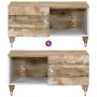 Mesa de centro de madera maciza de mango 80x50x40 cm de , Mesas de centro - Ref: Foro24-4018668, Precio: 92,11 €, Descuento: %