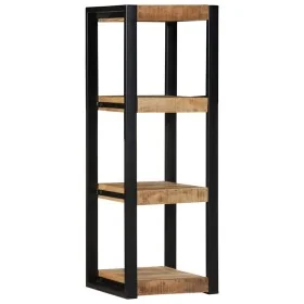 Estante de pared madera maciza de mango 35x35x100 cm de , Estantes y estanterías - Ref: Foro24-4015935, Precio: 118,40 €, Des...