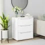 Aparador VISNES blanco 60x40x73 cm madera de ingeniería by , Drawers - Ref: Foro24-4108284, Price: 114,39 €, Discount: %