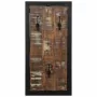 Perchero multicolor madera maciza reciclada 40x2x80 cm de , Percheros para sombreros y abrigos - Ref: Foro24-4015940, Precio:...