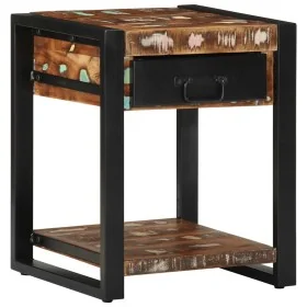 Mesa auxiliar multicolor 40x40x50 cm madera maciza reciclada de , Mesas auxiliares - Ref: Foro24-4015942, Precio: 95,70 €, De...