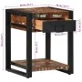 Mesa auxiliar multicolor 40x40x50 cm madera maciza reciclada by , Side tables - Ref: Foro24-4015942, Price: 95,70 €, Discount: %