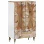 Aparador alto madera maciza de mango 60x33,5x100 cm de , Almacenamiento para CD y DVD - Ref: Foro24-4018694, Precio: 147,49 €...