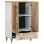 Aparador alto madera maciza de mango 60x33,5x100 cm de , Almacenamiento para CD y DVD - Ref: Foro24-4018694, Precio: 147,49 €...