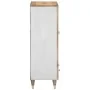 Aparador alto madera maciza de mango 60x33,5x100 cm de , Almacenamiento para CD y DVD - Ref: Foro24-4018694, Precio: 147,49 €...