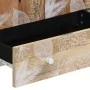 Aparador alto madera maciza de mango 60x33,5x100 cm de , Almacenamiento para CD y DVD - Ref: Foro24-4018694, Precio: 147,49 €...