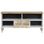 Mueble de TV madera maciza de mango 100x33,5x46 cm de , Almacenamiento para CD y DVD - Ref: Foro24-4018680, Precio: 89,42 €, ...