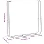 Leñero acero galvanizado 150x25x150 cm de , Bolsas y soportes de leña - Ref: Foro24-4100704, Precio: 33,13 €, Descuento: %