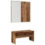 Juego de muebles de recibidor madera ingeniería madera antigua von , Bänke für Hallen und Lager - Ref: Foro24-857019, Preis: ...