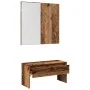 Juego de muebles de recibidor madera ingeniería madera antigua von , Bänke für Hallen und Lager - Ref: Foro24-857019, Preis: ...