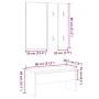 Juego de muebles de recibidor madera ingeniería madera antigua von , Bänke für Hallen und Lager - Ref: Foro24-857019, Preis: ...
