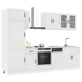 Mueble cocina Kalmar blanco de alto brillo 8 pzas de , Armarios de cocina - Ref: Foro24-3314803, Precio: 670,00 €, Descuento: %