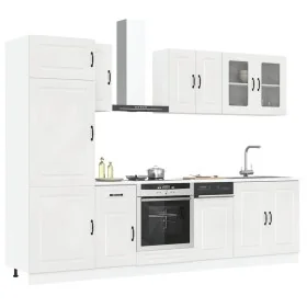Mueble cocina Kalmar blanco de alto brillo 8 pzas de , Armarios de cocina - Ref: Foro24-3314793, Precio: 697,58 €, Descuento: %