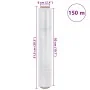 Film estirable 2 unidades transparente 30 μm 50 cm x 150 m de , Materiales de embalaje - Ref: Foro24-4104851, Precio: 35,25 €...