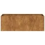 Jardinera oxidada 120x40x40 cm acero corten de , Maceteros y jardineras - Ref: Foro24-860681, Precio: 98,12 €, Descuento: %