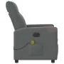 Sillón de masaje reclinable de tela gris oscuro de , Sillones - Ref: Foro24-4104845, Precio: 202,49 €, Descuento: %