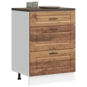 Mueble bajo de cocina porto madera vieja madera reconstituida de , Armarios de cocina - Ref: Foro24-854267, Precio: 109,52 €,...