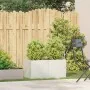 Jardinera de acero laminado en frío blanco 80x40x40 cm de , Maceteros y jardineras - Ref: Foro24-860669, Precio: 77,37 €, Des...