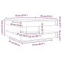 Mesa de centro giratoria 360 grados roble artisan 70x70x34,5 cm by , Coffee table - Ref: Foro24-858487, Price: 84,69 €, Disco...