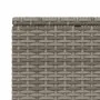 Tumbona con cojín flotante ratán sintético gris by , Loungers - Ref: Foro24-4104204, Price: 244,08 €, Discount: %