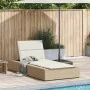 Tumbona con cojín flotante ratán sintético beige von , Liegen - Ref: Foro24-4104206, Preis: 244,08 €, Rabatt: %