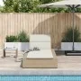 Tumbona con cojín flotante ratán sintético beige von , Liegen - Ref: Foro24-4104206, Preis: 244,08 €, Rabatt: %