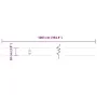 Bordes para césped 10 uds acero laminado frío negro 10x103 cm von , Garteneinfassung und Einfassung - Ref: Foro24-860130, Pre...