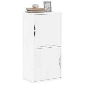 Mueble auxiliar ODDA blanco 40x24x79 cm madera maciza de pino by , Sideboards - Ref: Foro24-4103592, Price: 62,76 €, Discount: %