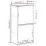 Mueble auxiliar ODDA blanco 40x24x79 cm madera maciza de pino by , Sideboards - Ref: Foro24-4103592, Price: 62,76 €, Discount: %