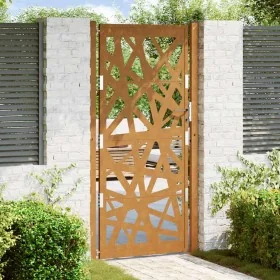 Puerta de jardín de acero desgastado diseño ligero 105x205 cm by , garden gates - Ref: Foro24-4100958, Price: 273,54 €, Disco...