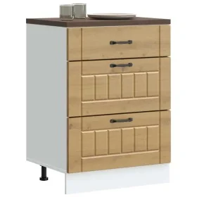 Mueble bajo de cocina Lucca roble artesanal de , Armarios de cocina - Ref: Foro24-854278, Precio: 110,55 €, Descuento: %