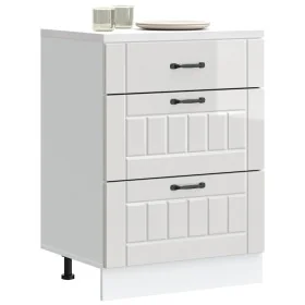 Mueble bajo de cocina Lucca blanca de alto brillo de , Armarios de cocina - Ref: Foro24-854271, Precio: 119,67 €, Descuento: %