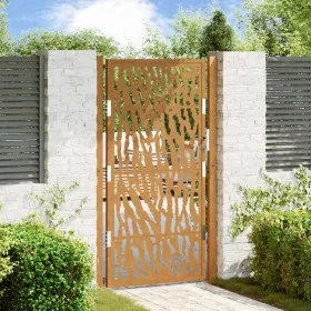 Puerta de jardín diseño con listón acero desgastado 105x180 cm von , Gartentore - Ref: Foro24-4100987, Preis: 254,66 €, Rabat...