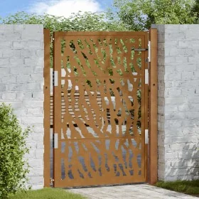 Puerta de jardín diseño con listón acero desgastado 105x130 cm von , Gartentore - Ref: Foro24-4100985, Preis: 207,26 €, Rabat...
