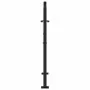 Puerta de jardín negra con diseño de carril de acero 105x106 cm by , garden gates - Ref: Foro24-4100979, Price: 160,86 €, Dis...
