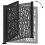 Puerta de jardín negra con diseño de carril de acero 105x106 cm by , garden gates - Ref: Foro24-4100979, Price: 160,86 €, Dis...