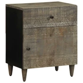 Mesita de noche madera maciza de mango gris claro 50x33x60 cm von , Nachttische - Ref: Foro24-4017800, Preis: 82,34 €, Rabatt: %