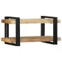 Estante de pared madera maciza de mango 70x33x35 cm de , Almacenamiento para CD y DVD - Ref: Foro24-4017482, Precio: 85,39 €,...