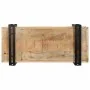 Estante de pared madera maciza de mango 70x33x35 cm de , Almacenamiento para CD y DVD - Ref: Foro24-4017482, Precio: 85,39 €,...