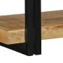 Estante de pared madera maciza de mango 70x33x35 cm de , Almacenamiento para CD y DVD - Ref: Foro24-4017482, Precio: 85,39 €,...