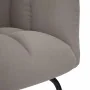 Sillón mecedora con taburete tela gris taupe de , Mecedoras - Ref: Foro24-4016806, Precio: 153,33 €, Descuento: %
