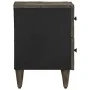 Mesita de noche de madera maciza de mango gris claro 40x33x46cm de , Mesitas de noche - Ref: Foro24-4017790, Precio: 72,25 €,...