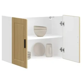 Mueble de pared cocina madera contrachapada Porto roble sonoma de , Armarios de cocina - Ref: Foro24-854070, Precio: 75,79 €,...