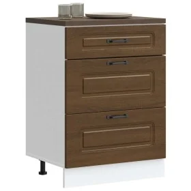 Mueble bajo de cocina Kalmar madera ingeniería de roble marrón de , Armarios de cocina - Ref: Foro24-854286, Precio: 109,14 €...