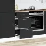 Armario bajo de madera de ingeniería negro 40x46x81,5 cm de , Armarios de cocina - Ref: Foro24-854212, Precio: 86,39 €, Descu...
