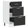 Armario bajo de madera de ingeniería negro 40x46x81,5 cm de , Armarios de cocina - Ref: Foro24-854212, Precio: 86,39 €, Descu...