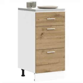Armario inferior madera ingeniería roble artisan 40x46x81,5 cm de , Armarios de cocina - Ref: Foro24-854219, Precio: 95,36 €,...