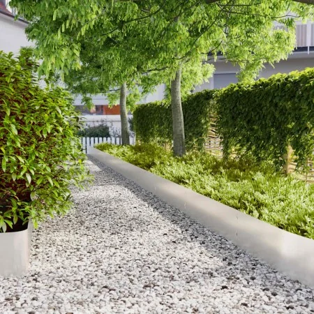 Bordes para césped 10 uds 25x103 cm acero inoxidable by , Garden edging and edging - Ref: Foro24-860170, Price: 127,88 €, Dis...